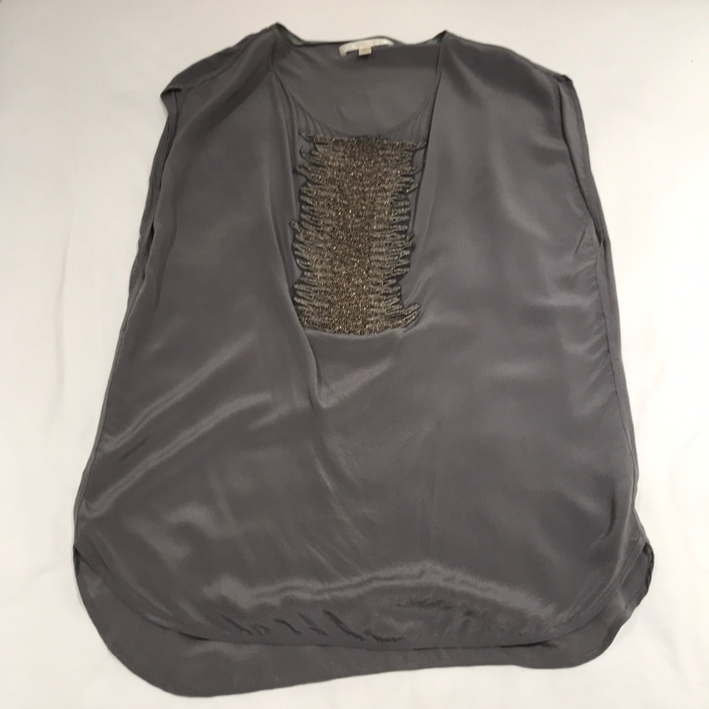 Sleeveless embellished top